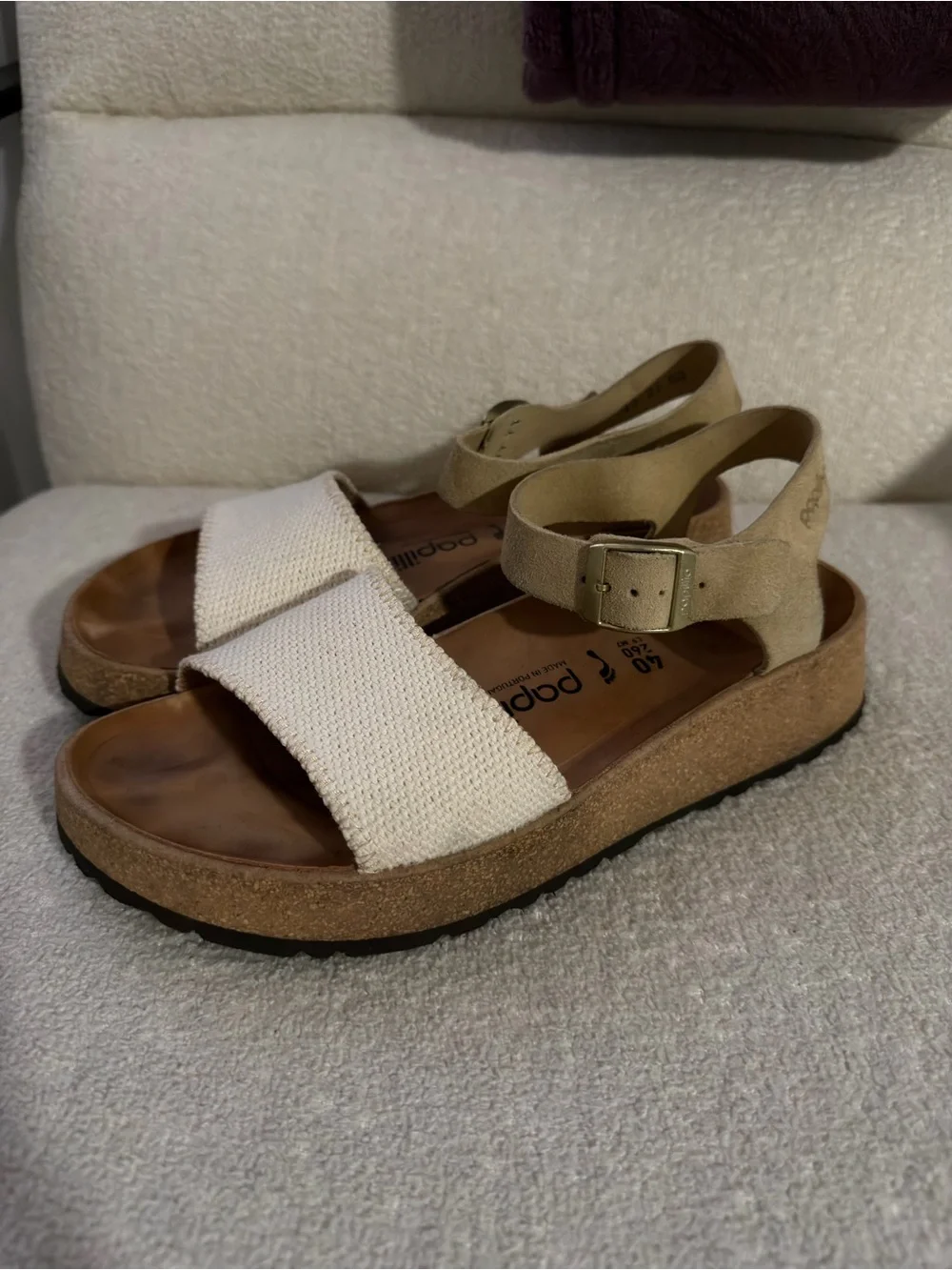 Papillio suede straps